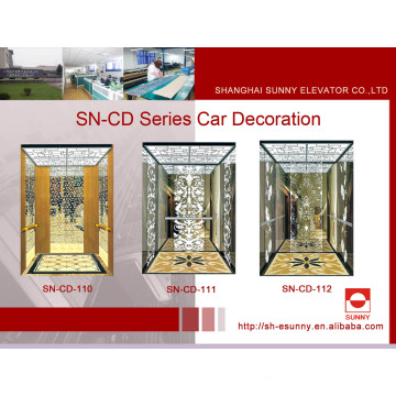 Elevator Cabin St. St Frame with White Acrylic Lighting Panel (SN-CD-110)